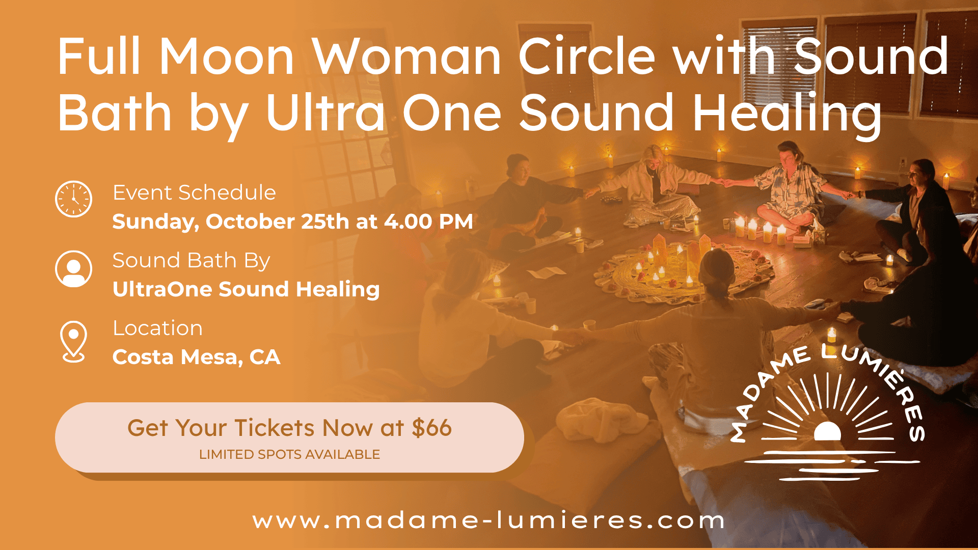 10/25 FULL MOON WOMEN CIRCLE & SOUND BATH  by @ultrasoundhealing